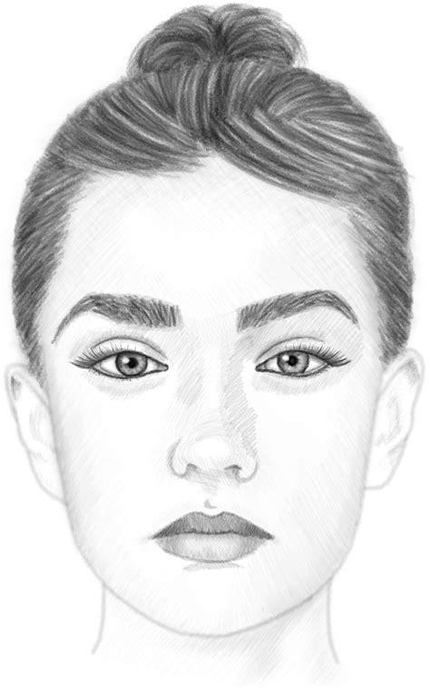 easy woman drawing|female face drawing easy.